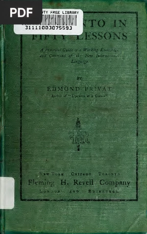 Esperanto in fifty Lessons