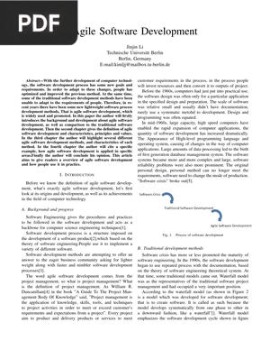 Agile Software Development (Article)