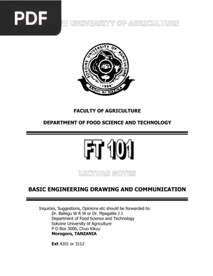Basic engineering drawing and communication