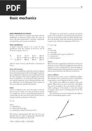 Basic mechanics