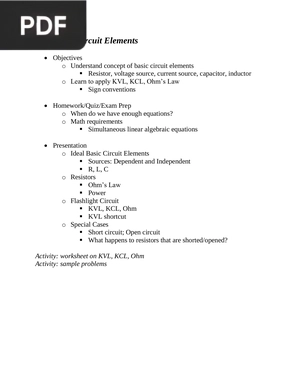 Circuit Elements