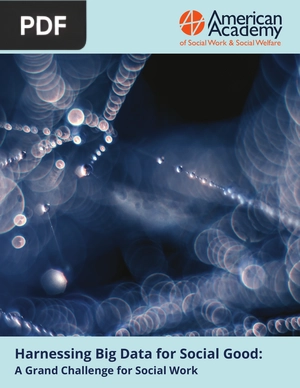 Harnessing Big Data for Social Good: A Grand Challenge for Social Work