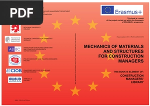 Mechanics of materials and structures for construction managers