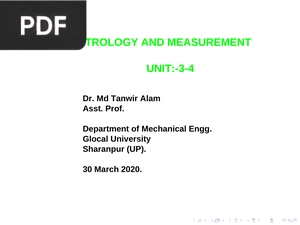 Metrology and Measuremen (Presentation)