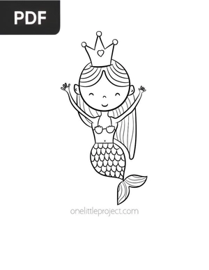 Mermaid Coloring Pages