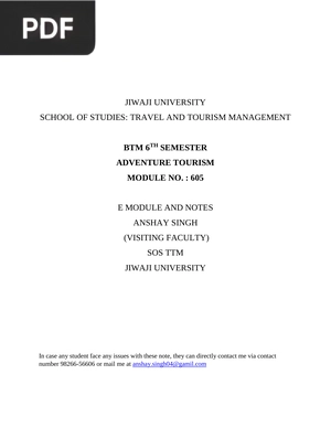 Adventure Tourism