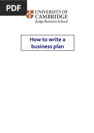 How to Write a Business Plan