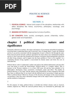 Political Science