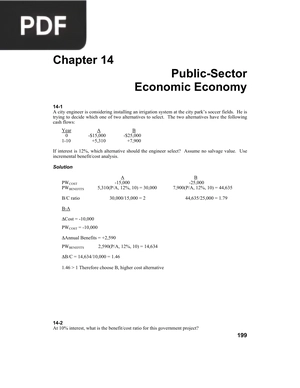 Public-Sector Economic Economy