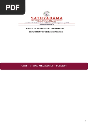 Soil Mechanics