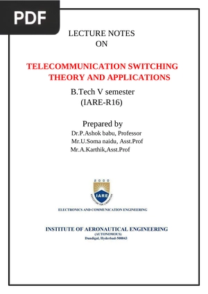 Telecommunication switching theory and applications
