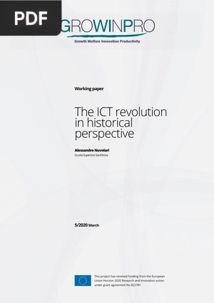 The ict revolution in historical perspective