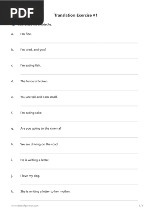 Translation Exercise #1 (Article)