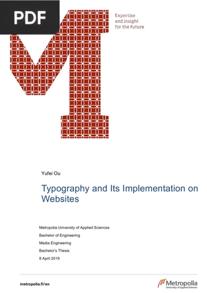 Typography and Its Implementation on Websites