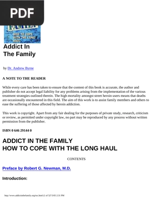 Addict In The Family