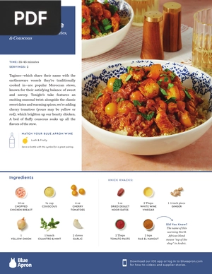 Chicken Tagine