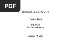 Electrical Circuit Analysis