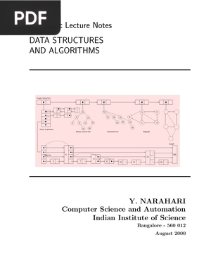 Electronic Lecture Notes Data Structures and Algorithm