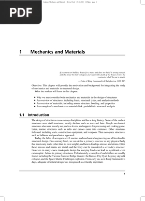 Mechanics and Materials