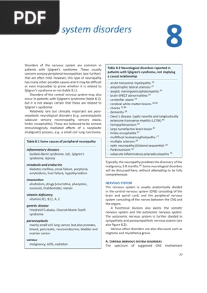 Nervous System Disorders