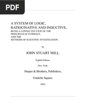 System of Logic, Ratiocinative and Inductive