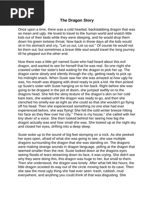 The Dragon Story (Article)