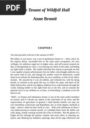 The Tenant of Wildfell Hall