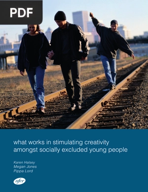 What works in stimulating creativity amongst socially excluded young people