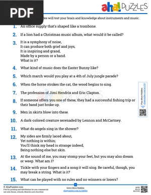 Music Riddles