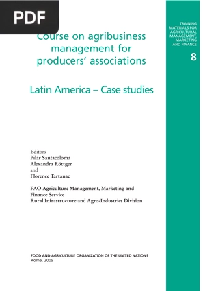 Course on agribusiness management for producers’ associations – Latin America – Case studies