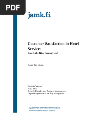 Customer Satisfaction in Hotel Services