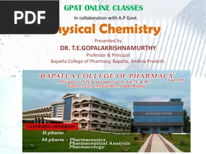 Physical Chemistry (Presentation)