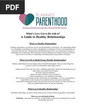 What’s Love Got to Do with it? A Guide to Healthy Relationships