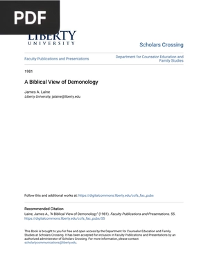 A Biblical View of Demonology