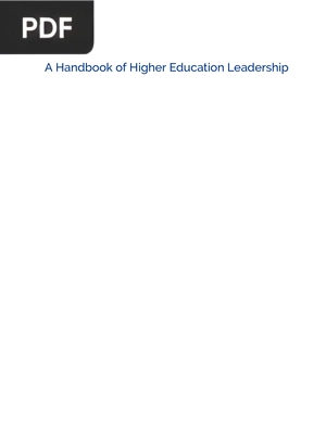 A Handbook of Higher Education Leadership