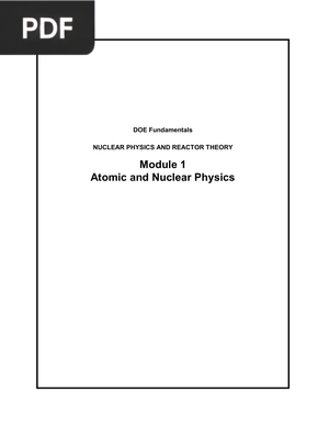 Atomic and Nuclear Physics