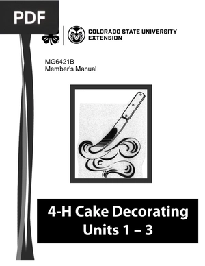 Cake Decorating Units 1-3