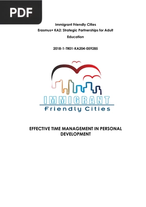 Effective time management in personal development