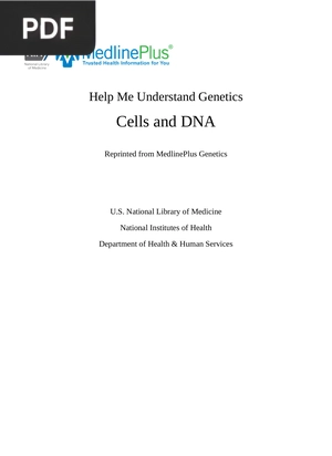 Help Me Understand Genetics Cells and DNA