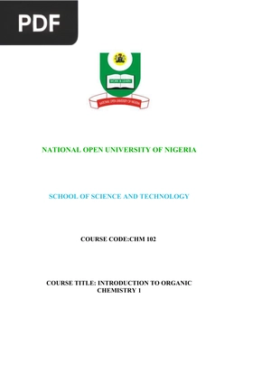 Introduction to Organic Chemistry 1
