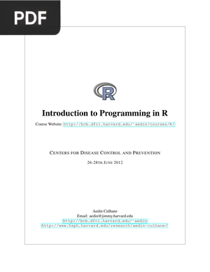 Introduction to Programming in R