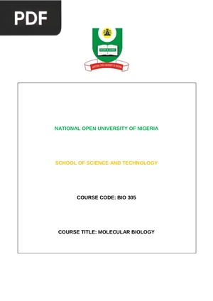 Molecular Biology