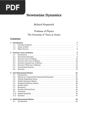 Newtonian Dynamics