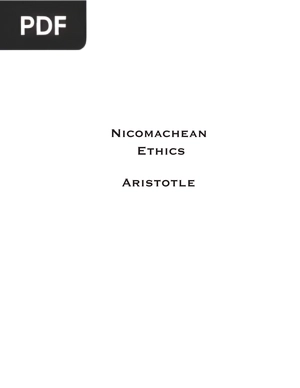 Nicomachean Ethics