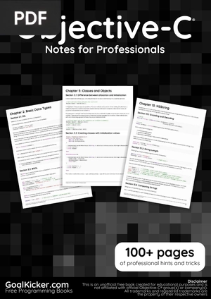 Objective-C Notes for Professionals
