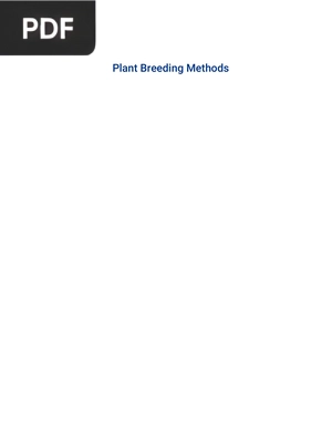 Plant Breeding Methods