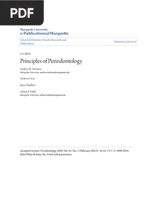 Principles of Periodontology