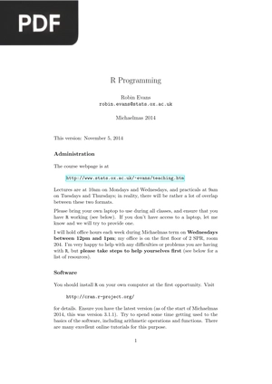 R Programming