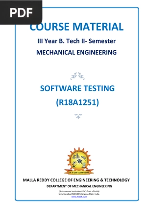 Software Testing