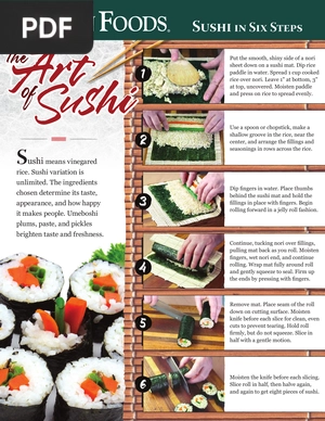 Sushi in Six Steps
